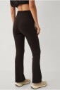 Ellos STUDIO   Treningstights Warm Tights Flat Front Core Fl   Brun