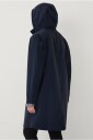 Áhkká   Regnjakke Rain Waist Stretch Parka   Blå