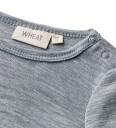 Wheat Body L/æ   Ull   Lucca   Melange Grey   Wheat   1½ år (86)   Langermet Body   Grå
