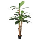  Kunstig banantre 22 blader 200 cm grønn