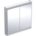 Geberit One speilskap 90x90 cm aluminium