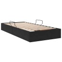 Seng med Oppbevaring med hodegjerde Svart 100 x 200 cm Fløyel