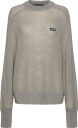 ROTATE Light Knit Logo Sweater Grey 42