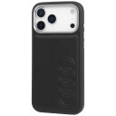 Audi TT MagSafe-etui til iPhone 17 Pro i svart syntetisk skinn