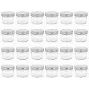  Syltetøyglass med sølve lokk 24 stk 110 ml 50792
