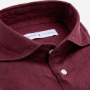 Ferner Jacobsen Regular Linen Shirt - Wine Red Rød XL