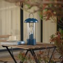 Lindby oppladbar bordlampe Yvette blå IP44 berøringsdimmer