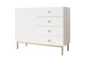 Kommode Hermann 100 cm   Hvit