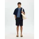 Selected Slhregular Jace Corduroy Shorts Noos   Navy   XL