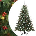 Kunstig juletre grønn 180 cm PVC og Metall og Plast