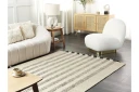 Tacettin Ullteppe 140x200 cm - Svart/hvit