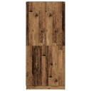  Garderobe gammelt tre 80x52x180 cm konstruert tre 8721158434579