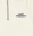 GANT Collegegenser   Grafikk   Halv glidelås   Cream   GANT   9 10 år 134 140   Collegegenser   Hvit