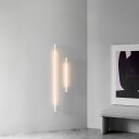Radent vegglampe 670 mm direkte uttak hvit