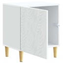  Nattbord Hvit 43 x 34,5 x 50 cm Konstruert tre