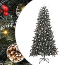  Kunstig juletre med 300 LED grønn 129,5 x 129,5 x 240 cm
