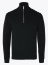 Selected Homme Dane Long Sleeve Knit Structure Half Zip Sort S