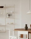 Frama Library Hylle 60x108 Cm Varmhvit   Hyllesystemer modulære Pulverlakkert Stål Warm White   8440