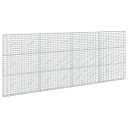 vidaXL Gabion med 5 mm Tråd og 5x10 cm Maske 400x10x150 cm