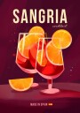 Refreshing Sangria Cocktail Plakat / 70x100