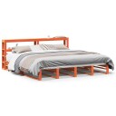  Sengeramme uten madrass voksbrun 180x200 cm heltre furu 3306506