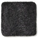 Skinnwille Curly sittepute i lammeskinn 40x40 cm Dark Grey