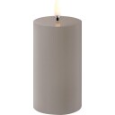 UYUNI Lighting Led Pillar Candle - Beige - H10.1CM