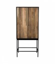 Dutchbone - Nairobi Vitrineskap H160 - Brun/Sort   Unoliving
