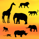 Patchwork Utstikker Safari Sett/8 