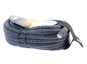 Fortøyningstau m/øye - Marine blå - 18 mm - 10m - Flettet