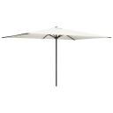 vidaXL Hageparasol 200 x 300 cm Polyester Rektangulær Krem