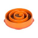 Kattinorge OH Matskål Fun Feeder Slow Bowl Spis-Sakte-Skål Oransje (2 størrelser) Liten
