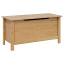 vidaXL Lagringsboks HILL Honning brun 90 x 40 x 45 cm Massiv furu