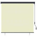  Utendørs Rullegardin Stripete Justerbar Krem 180 x 250 cm stoff