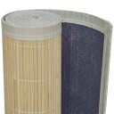 vidaXL Firkantet Natural Bambus Teppe 80 x 300 cm