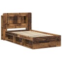  Sengeramme med oppbevaring Gammelt tre 80 x 200 cm
