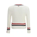 Thom Browne Herre Strikkevarer Hvit M,