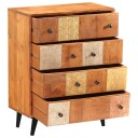 vidaXL Kommode 60x30x75 cm heltre akasie