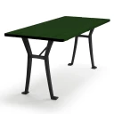 Byarums Bruk Lessebo Table / g:svart / b:grønn lakk. for Byarum