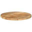  Bordplate Ø 50x3,8 cm rund heltre mango