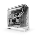 NZXT H9 Flow 2025 Midi Tower Kabinett Hvit for ATX/EATX/mATX/Mini-ITX