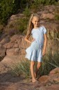 Vilje & Ve Milla Lin Skjørt Ice Blue (140 / 10 år)
