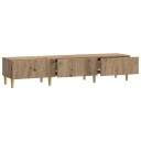  TV skap 147 x 34,5 x 30 cm Artisan eik Konstruert tre