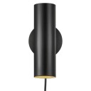 Dftp MIB 6 vegglampe, sort