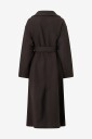 Gina Tricot - Kåpe High Neck Wool Blend Coat - Brun