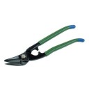 Bahco 585D Platesaks 280 mm for Rett- og Høyrekutt med Plastbelagte Håndtak