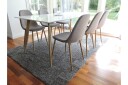 Venture Home Polar Spisegruppe 180 cm Rektangulær med 6 Polar Stoler Natur