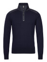 Belstaff Kilmington Quarter Zip Jumper - Navy - XXL