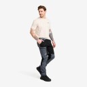 RevolutionRace Rambler Lightweight Pants Herre Turbulence Blue/Black Størrelse:XS   Turbukse & Fritidsbukse