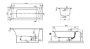 VILLEROY & BOCH ARCHITECTURA BADEKAR 160x70